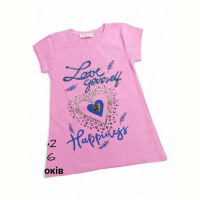 Футболка Kids-modnik 1052 рожевий