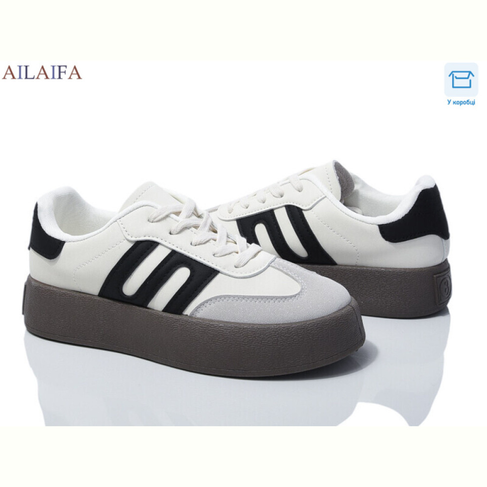 Кроссовки Ailaifa DX03 beige-black