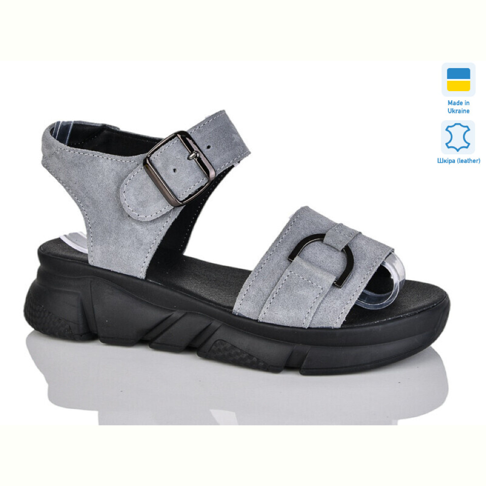 Босоножки Sali 1718-4 сір.з.