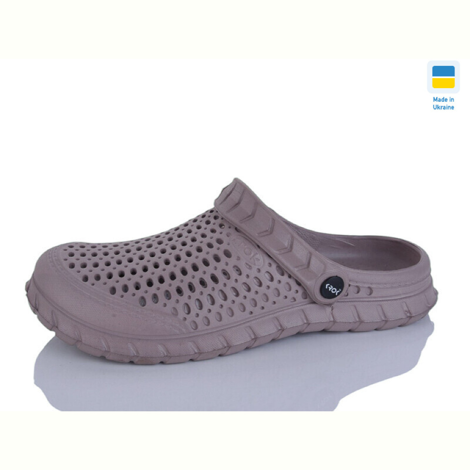 Кроксы Inblue С62 коричневий