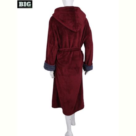 Халат BIG 3829-10 bordo