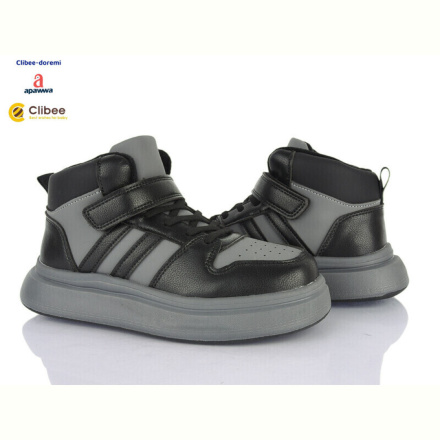 Кроссовки Clibee-Doremi T6539  black-grey