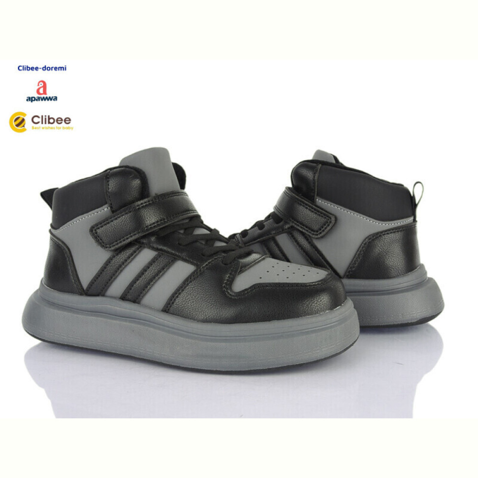 Кроссовки Clibee-Doremi T6539  black-grey