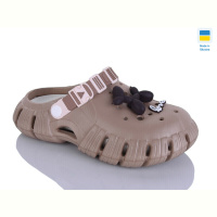 Кроксы DeMur 677 коричневий