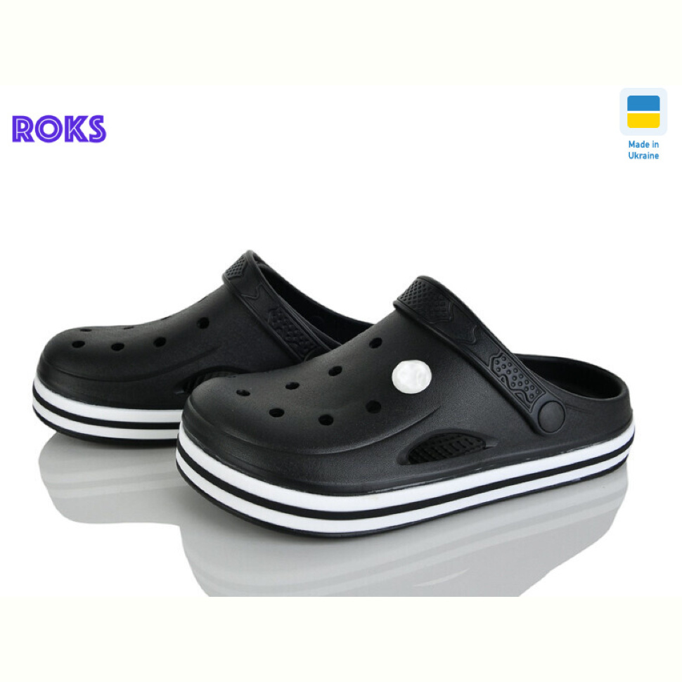Кроксы Roks 416 чорний