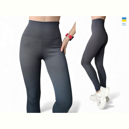 Лосины Sport style 50225 т.сірий