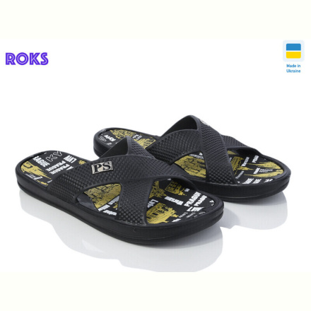 Шлепки Roks Progress 227  чорний