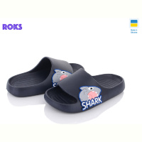 Шлепки Roks Progress 2350 синій акула