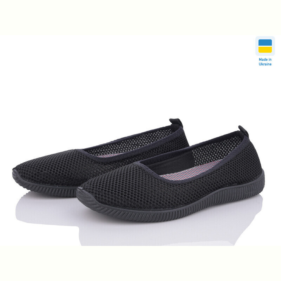 Слипоны Vladimir Кредо 23-40 чорна сітка
