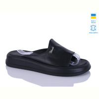 Шлепки Sali 504 чорний к.