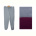 Спортивные брюки LOOK STOCK 0830-1211 bordo-grey mix