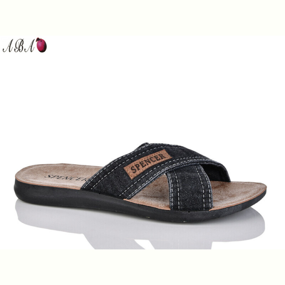 Шлепки Aba 301 чорний