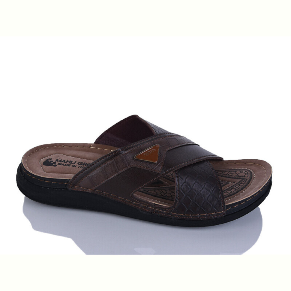 Шлепки Oscar 01-26 корич.к.