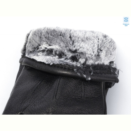 Перчатки RuBi 2171 black (хутро)