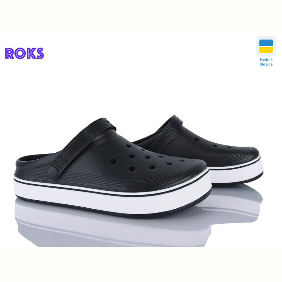 Кроксы Roks 523 чорний