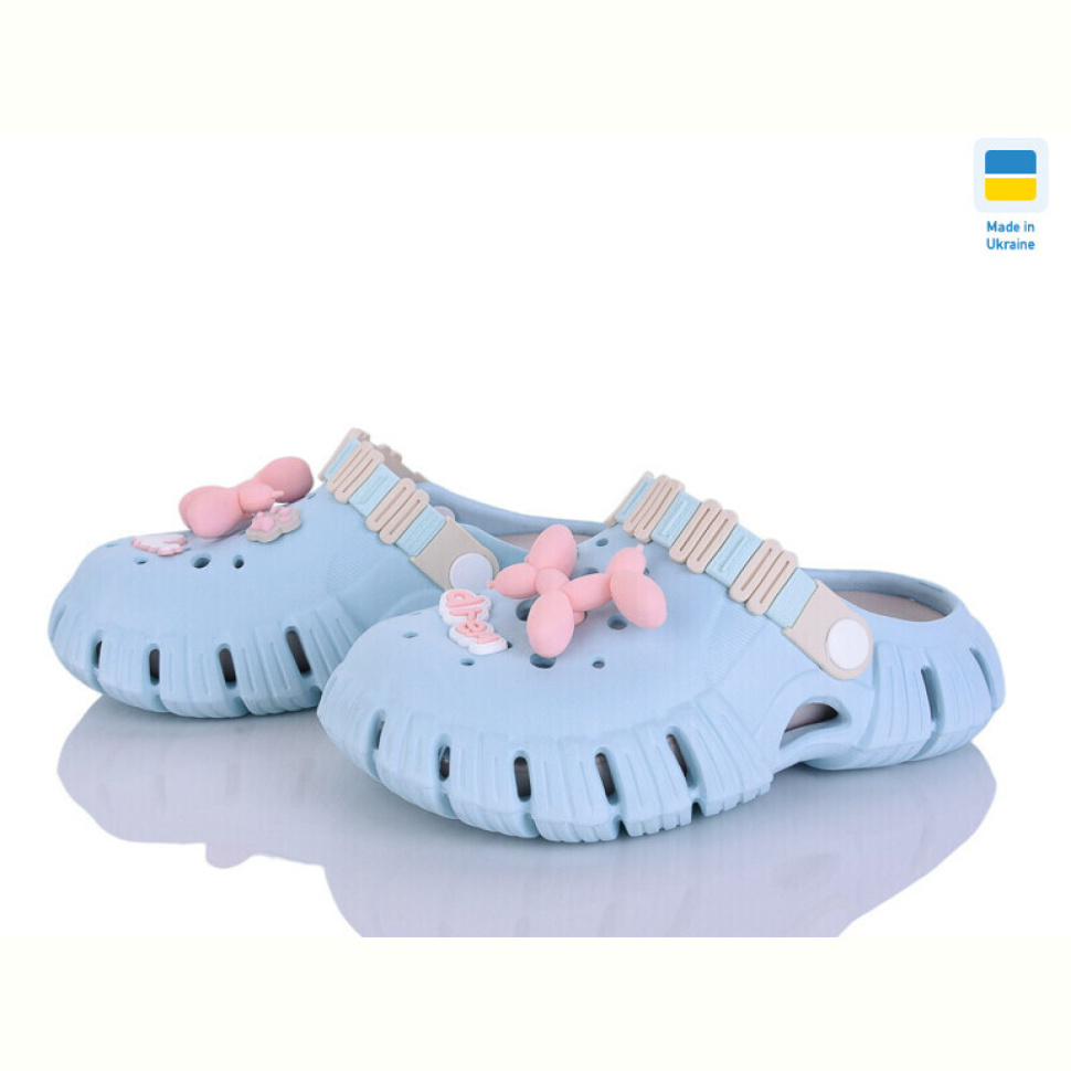 Кроксы Inblue 012 блакитний