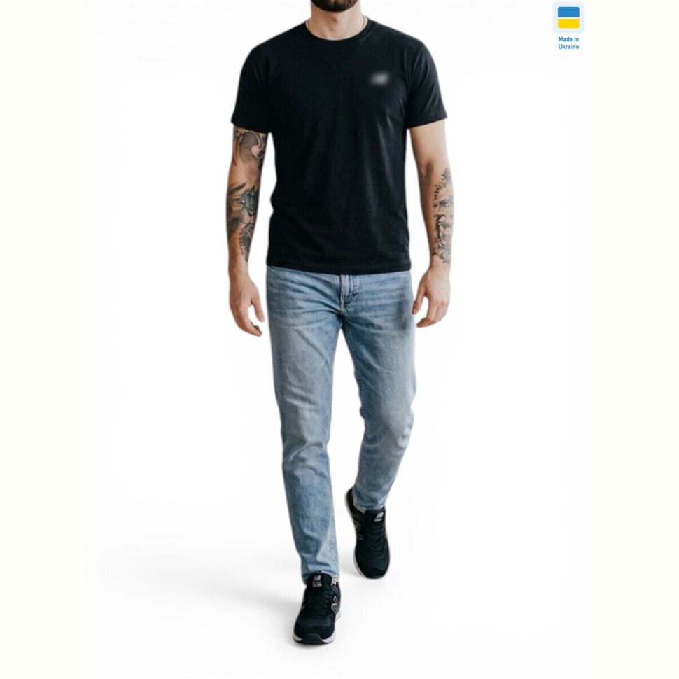 Футболка Sport style 01NB норма чорний