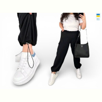 Спортивные брюки Sport style 1052 чорний