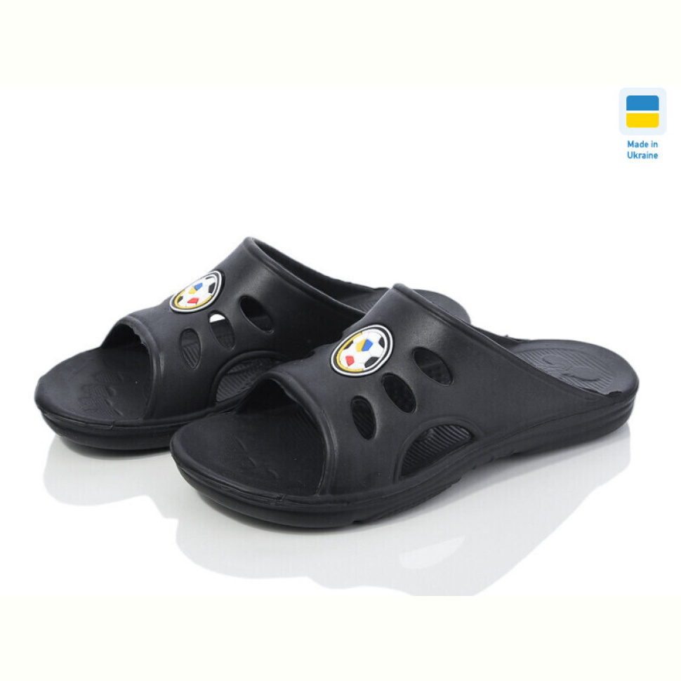 Шлепки Golden Lion Мячик 001-1 чорний