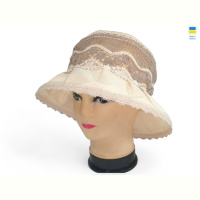 Шляпа Mabi 0028 бежевий