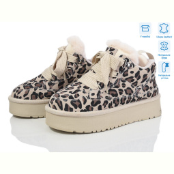 Угги Violeta M6131-9 beige-leopard