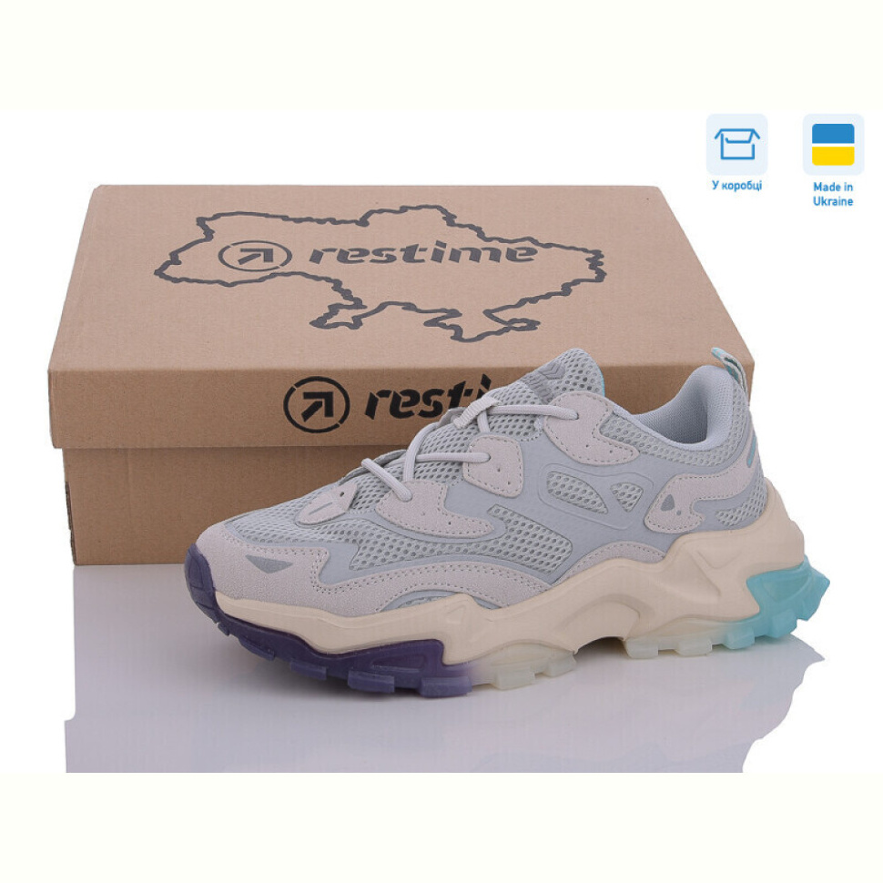 Кроссовки Restime AWL24022 grey