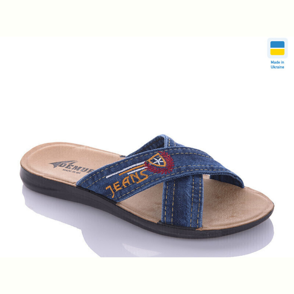 Шлепки DeMur MD2130 синій