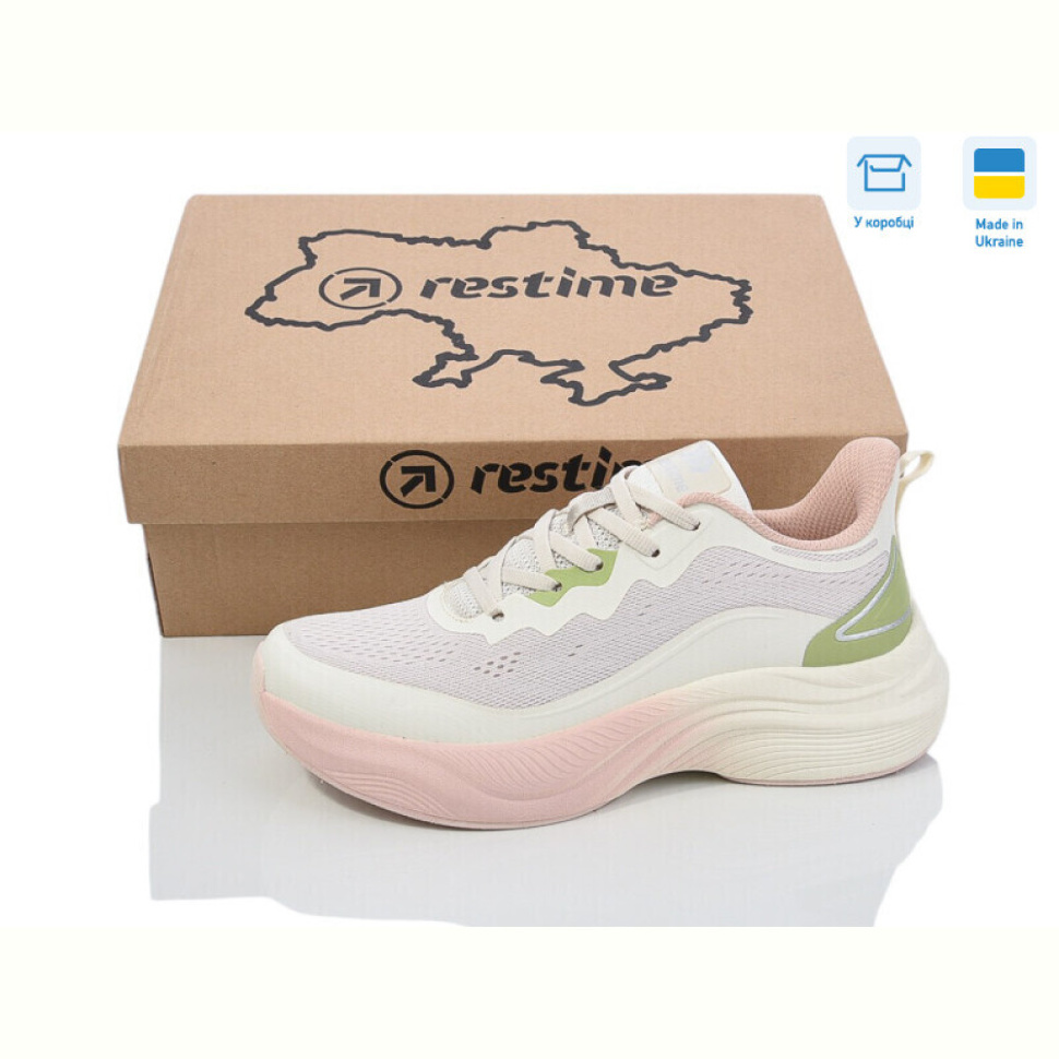 Кроссовки Restime SWL25533 beige-nude