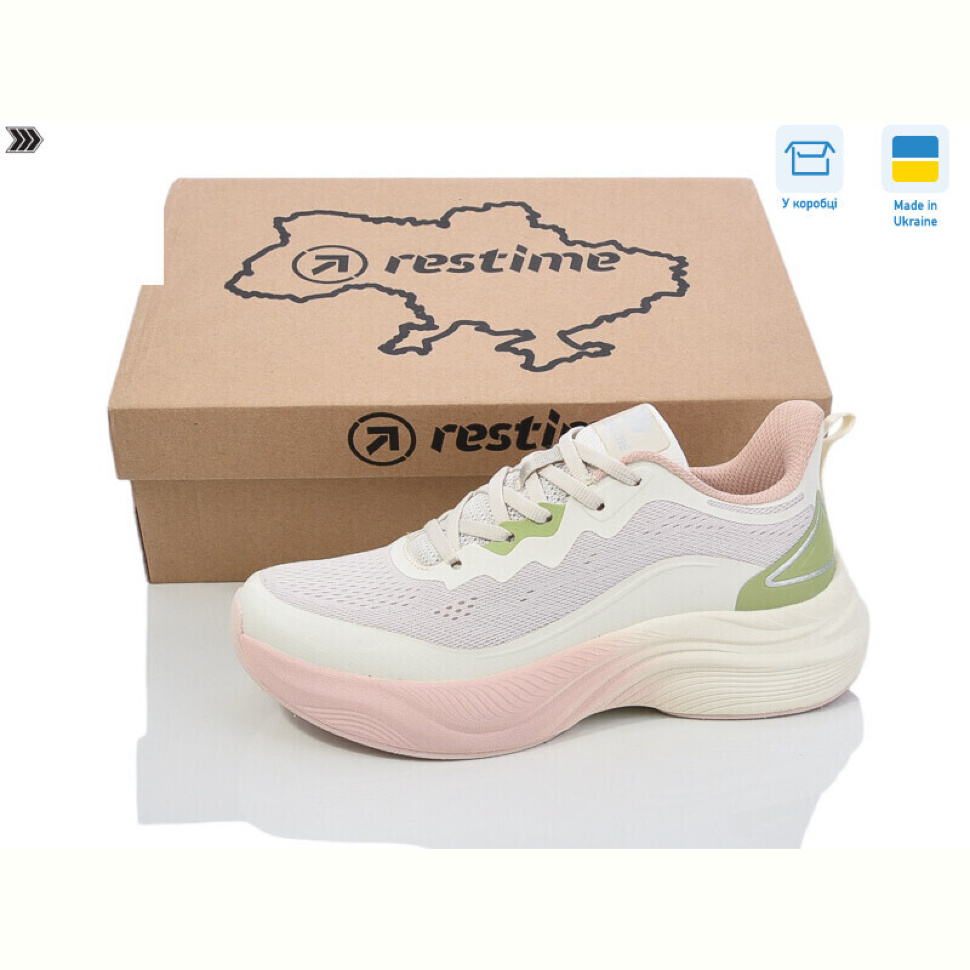 Кроссовки Restime SWL25533 beige-nude