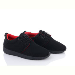 Кроссовки Violeta 4-308 black-red