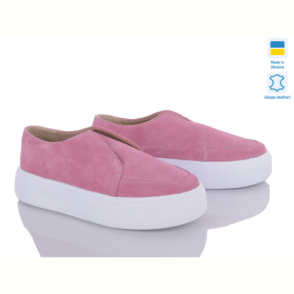 Туфли G-Aira 604 рожевий замш