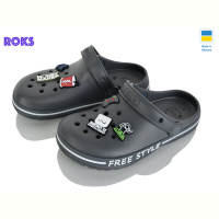 Кроксы Roks 329 т.сірий