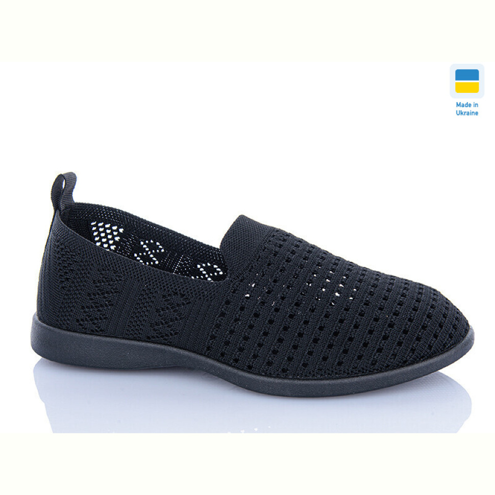 Слипоны DeMur 6727 чорний