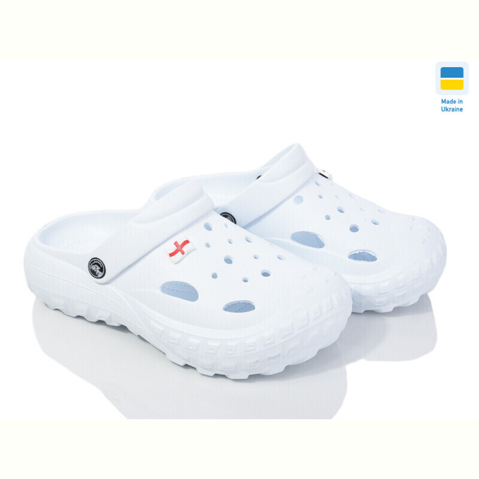 Кроксы Progress Крокси 058 білий