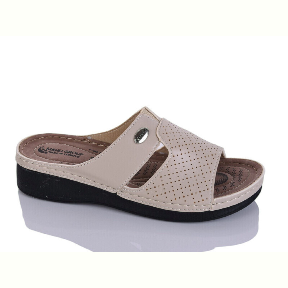 Шлепки Sali-2 209-04 бежевий