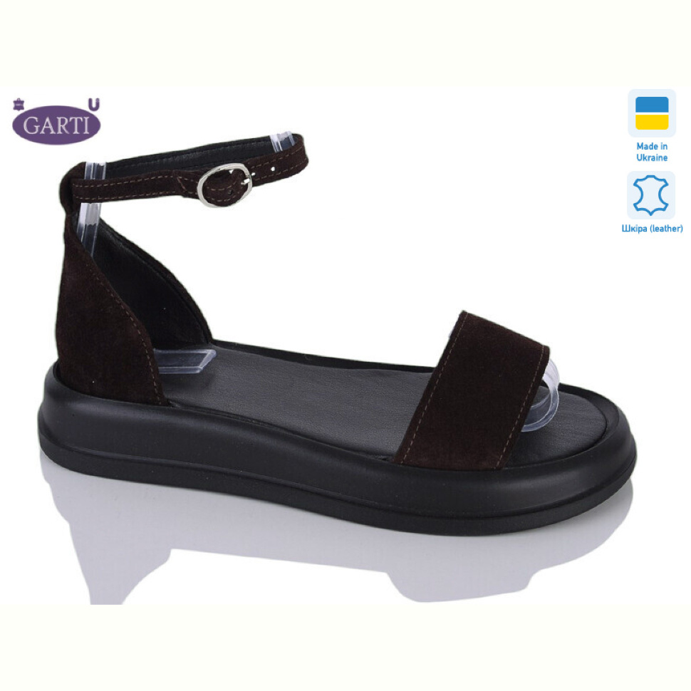 Босоножки Garti 0183 корич замш
