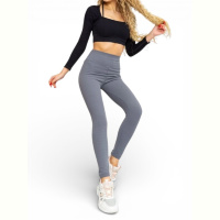 Лосины Sport style 05 т.сірий