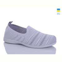 Слипоны DeMur 6710 сірий