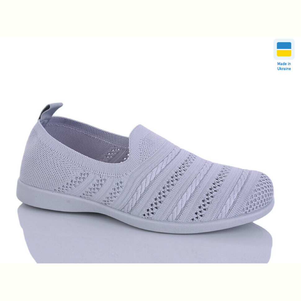 Слипоны DeMur 6710 сірий