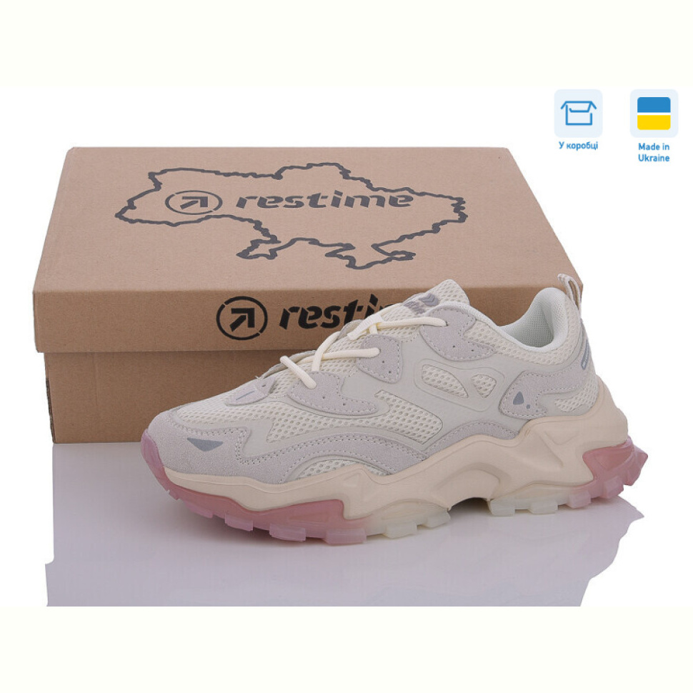 Кроссовки Restime AWL24022 beige