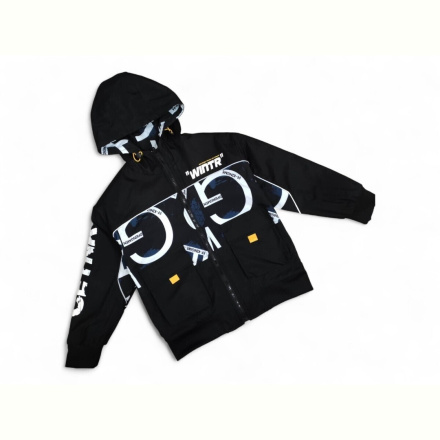Куртка Kids-modnik 88010 чорна з синім