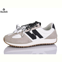 Кроссовки Башили H6521-112 beige-black