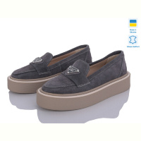 Туфли G-Aira 606 сірий замш