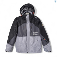 Куртка Audsa S24007-22 black-d.grey-grey