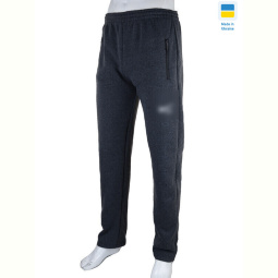 Спортивные брюки Obuvok 01 grey, флис (04657)