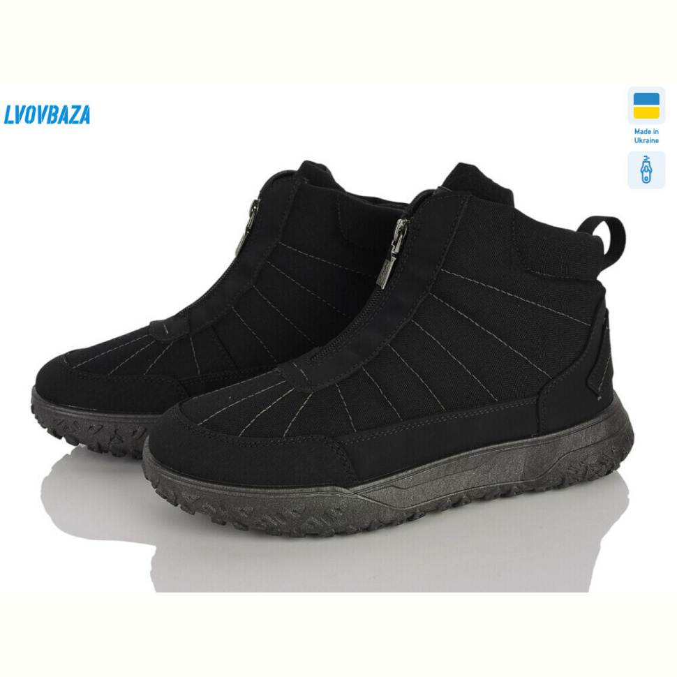 Ботинки Lvovbaza Dago 24-03 чорний