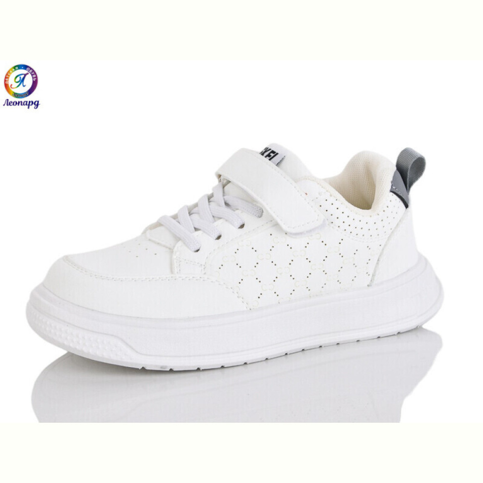 Кроссовки Леопард K04-1 white