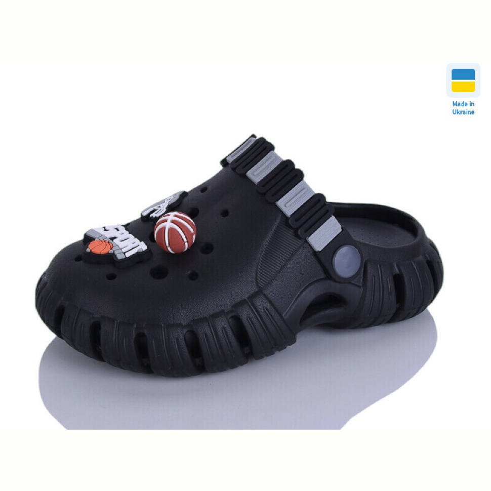 Кроксы Lot Shoes 012 чорний-графіт Кроксы Lot Shoes 012 чорний-графіт