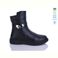 Ботинки Sali 281H чорний к чор-п.зима