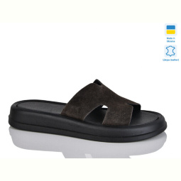 Шлепки Sali 505-25 корич.з.